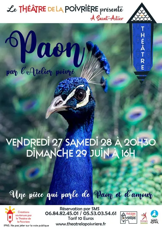 27, 28 et 29 juin st astier théâtre