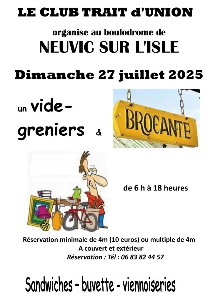 27 juillet 2025 vide greniers trait d'union