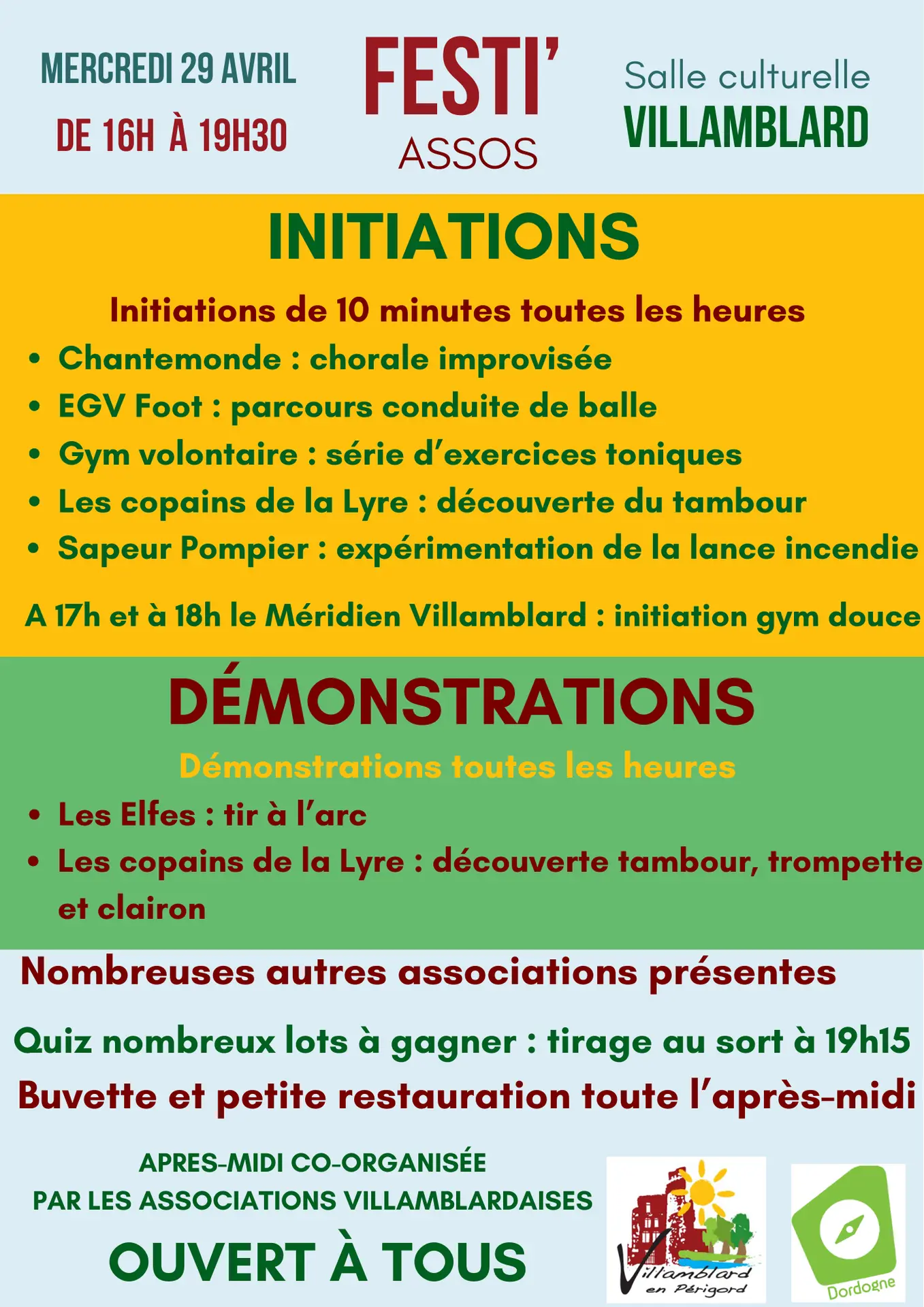 festi'assos Villamblard Programme