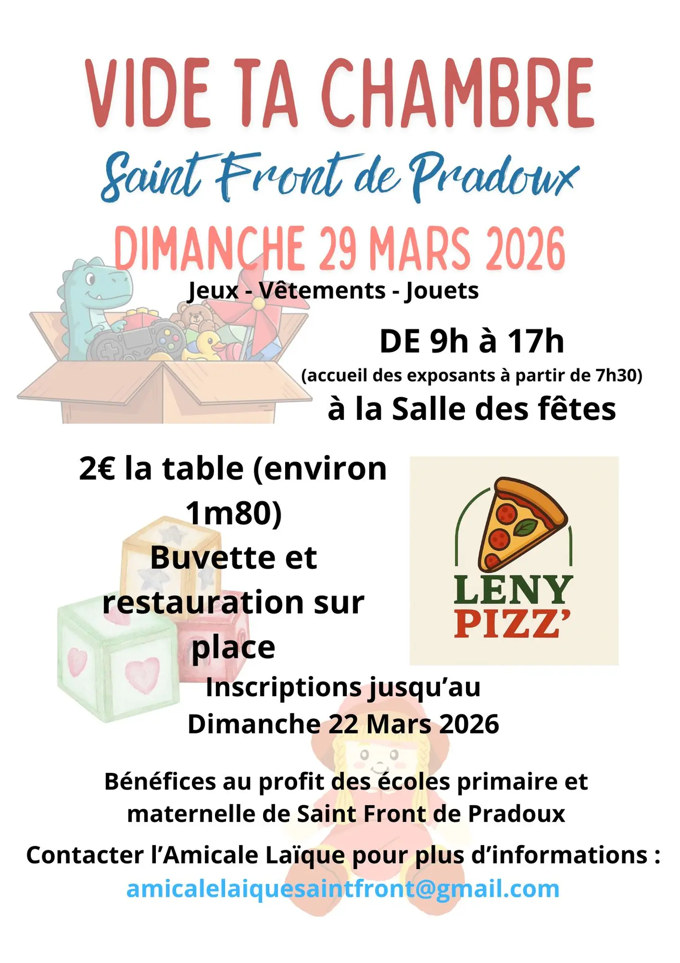 2903 vide ta chambre