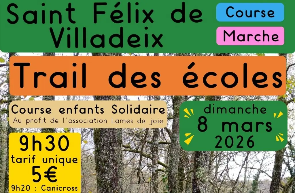 trail des écoles St Félix de Villadeix