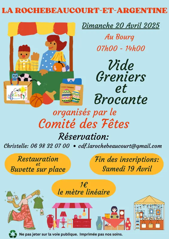vide-grenier La Rochebaucourt