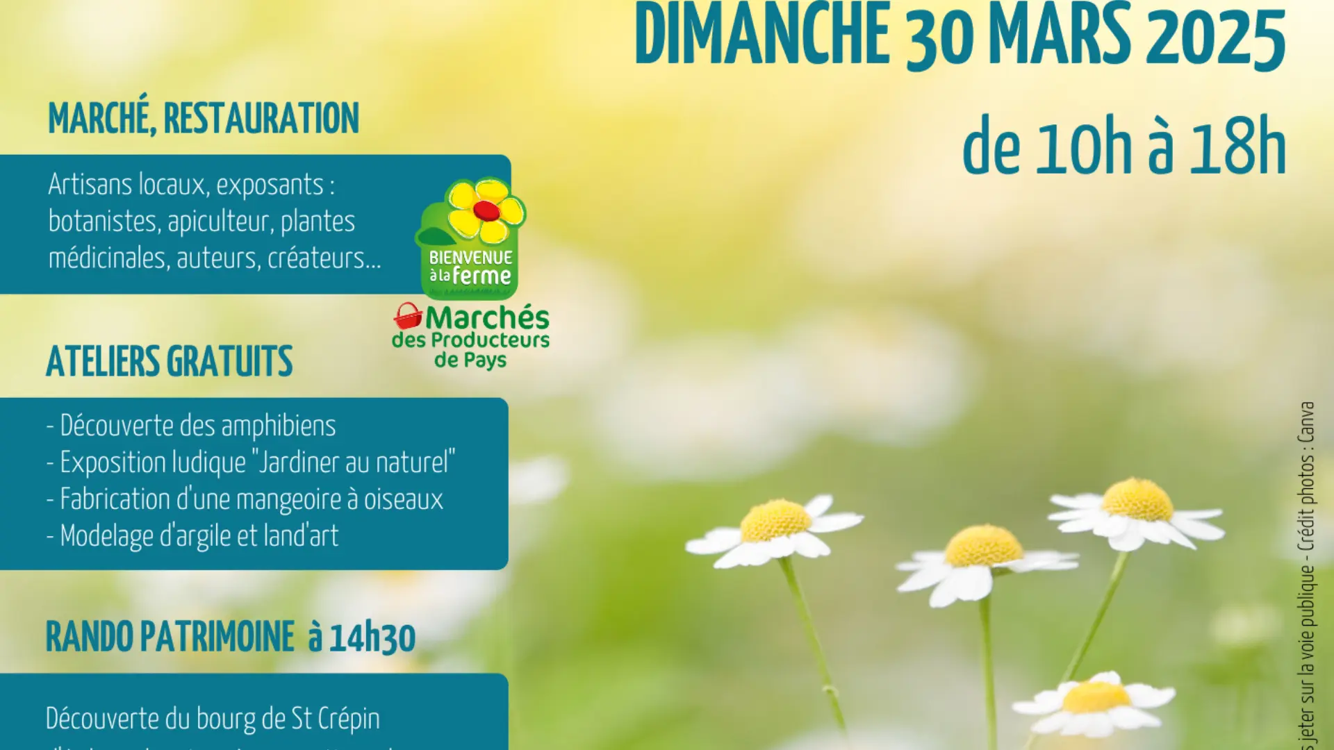 Fête de la nature et du printemps St Crépin d'Auberoche