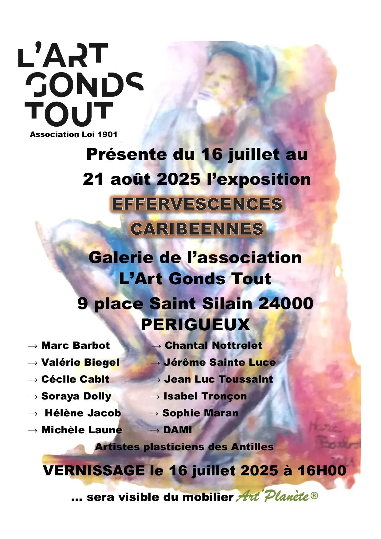 AFFICHE EFFERVESCENCES CARIBEENNES