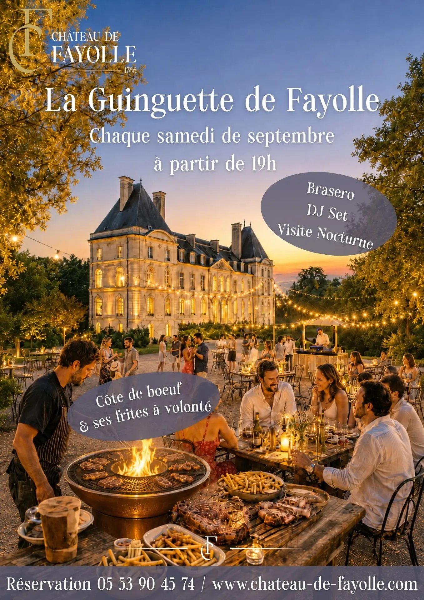 AFFICHE UN VERRE AU CHÂTEAU 1605 (A3) - 12