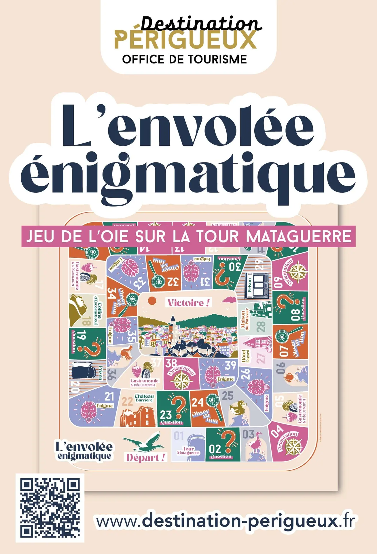 AFFICHE JEU DE L'OIE 120x176