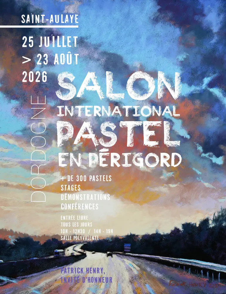 AFFICHE Salon du Pastel-St-Aulaye-2026