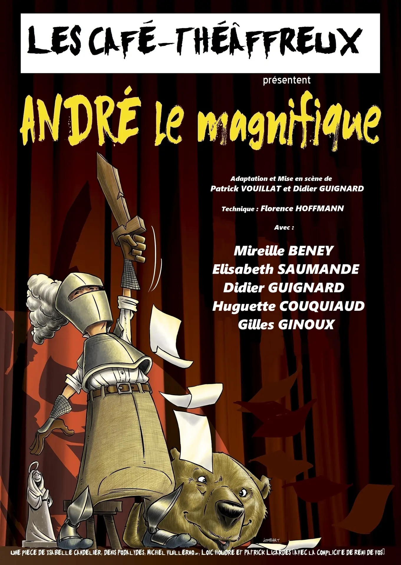 Affiche André la Magnifique - Les Café-Théâffreux