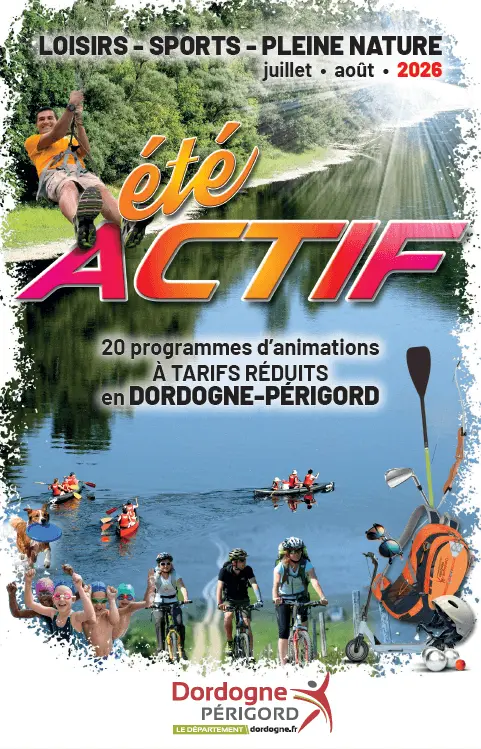 Affiche été actif 2026