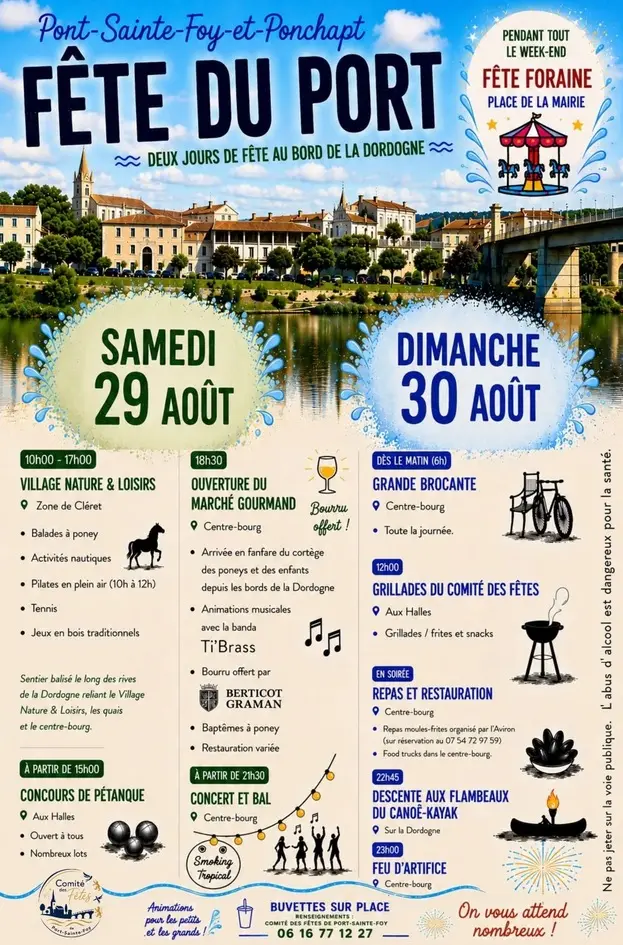 Affiche fete du port 2026