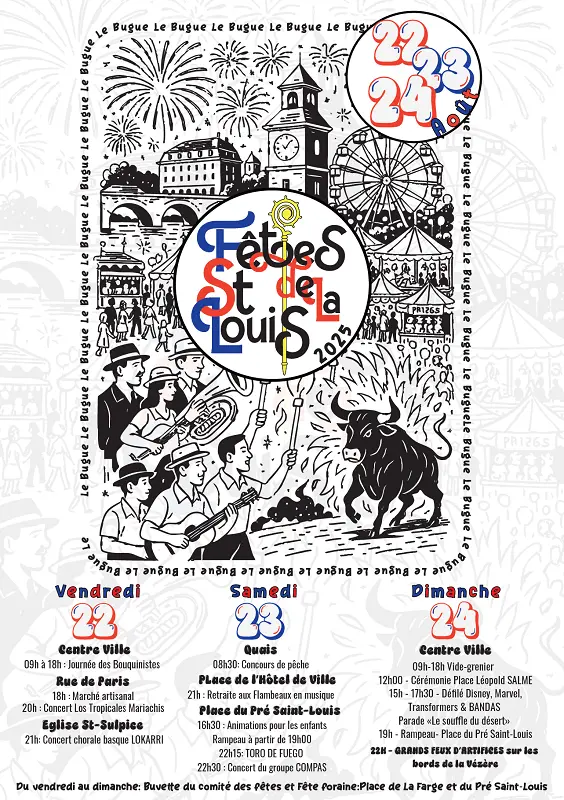 Affiche fêtes de la Saint Louis