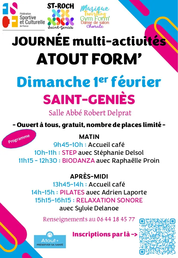 Affiche journée Atout Form