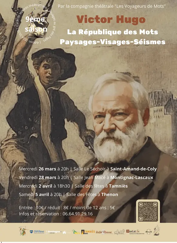 Affiche_lecture théâtralisée_Les Voyageurs de mots