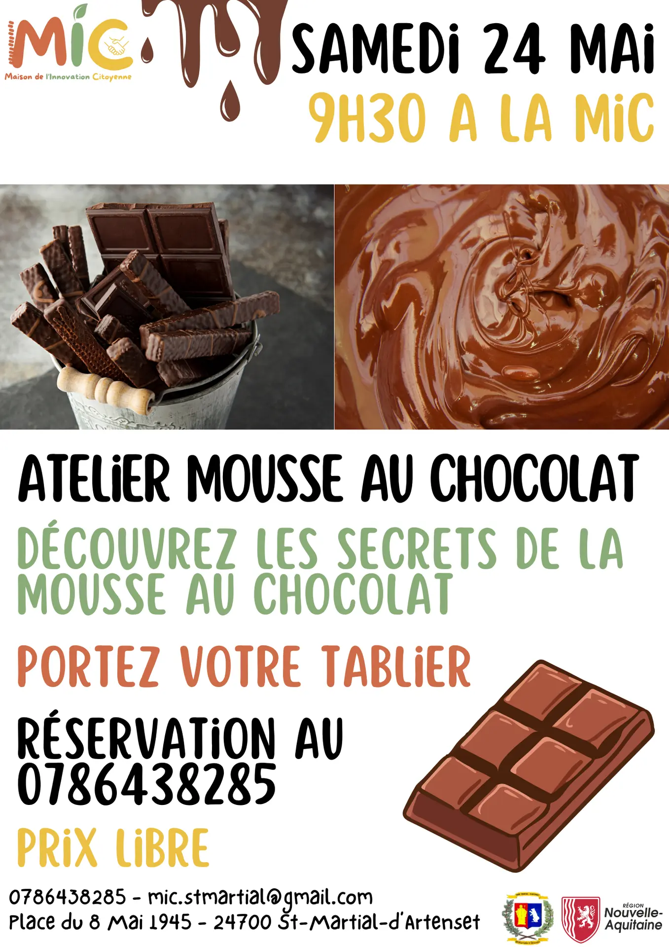 Atelier mousse au chocolat