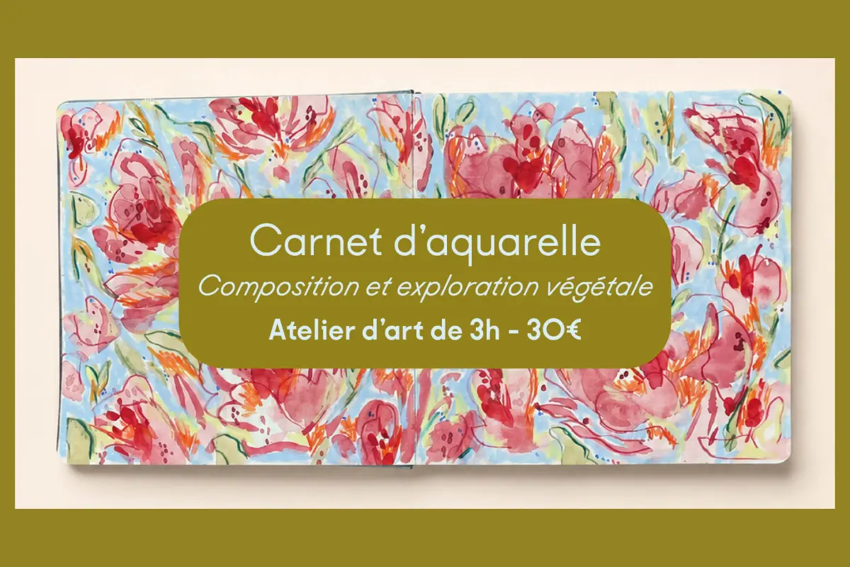 Atelier carnet aquarelle Brine 2 sept 26 Eymet vignette