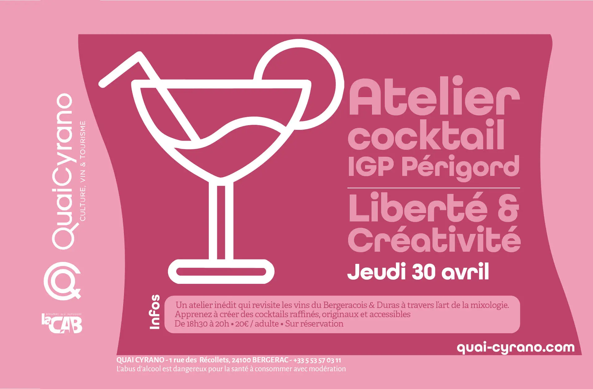 Atelier cocktail 30.04