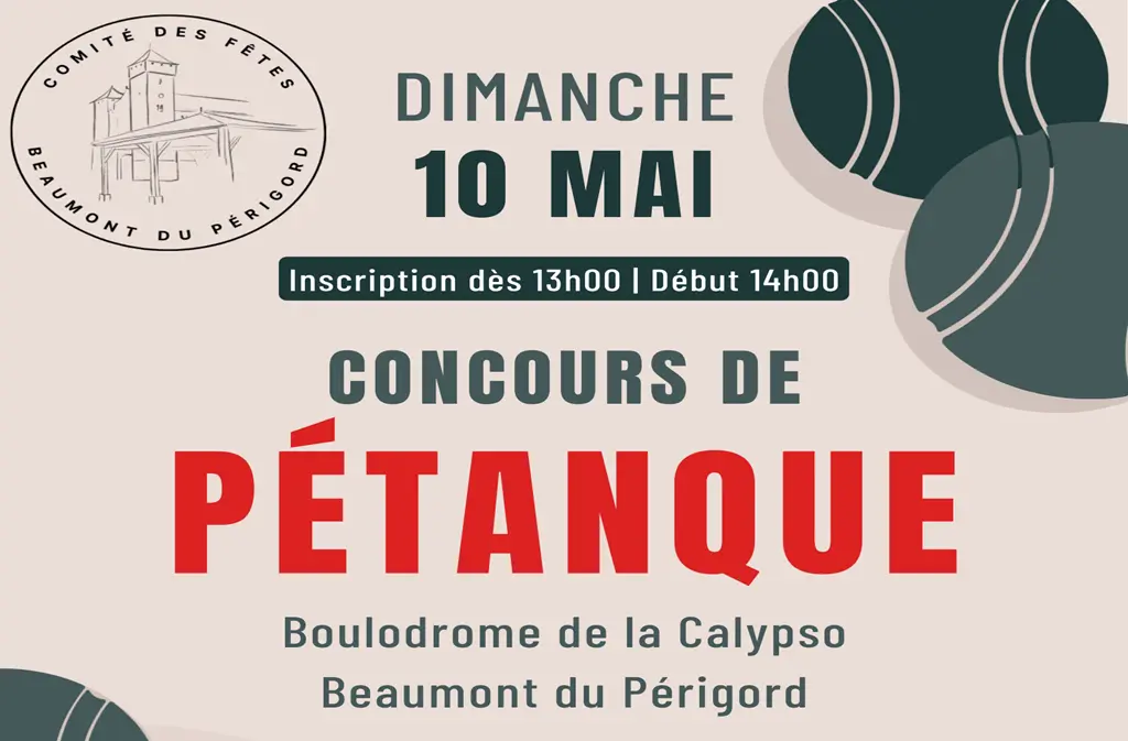 Concours de pétanque