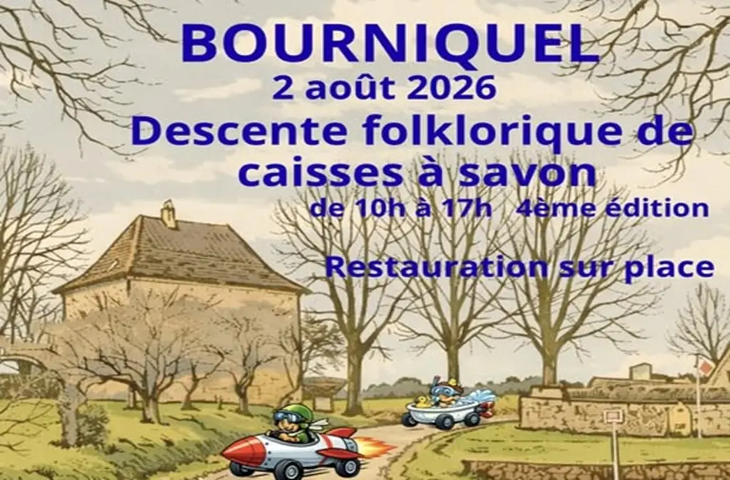 Bourniquel Descente caisse à savon -