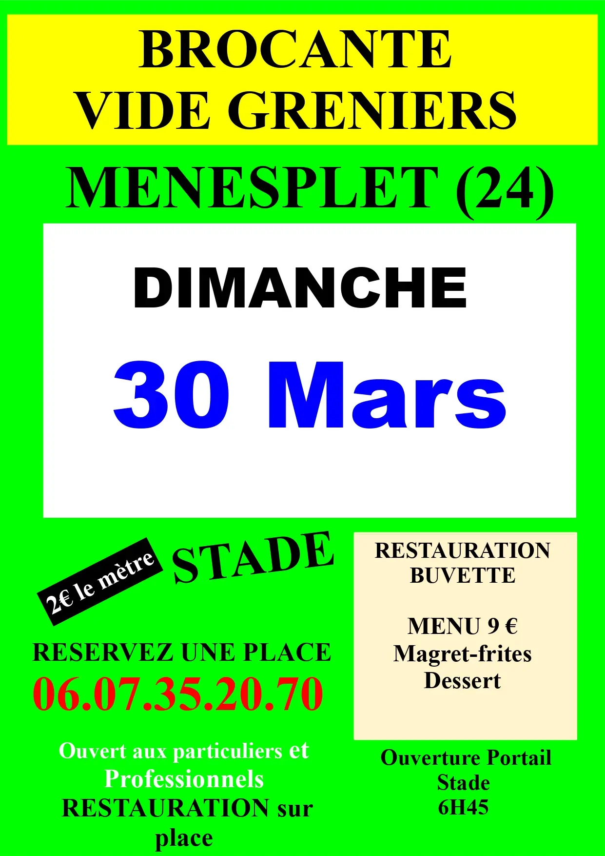 Brocante 30.03