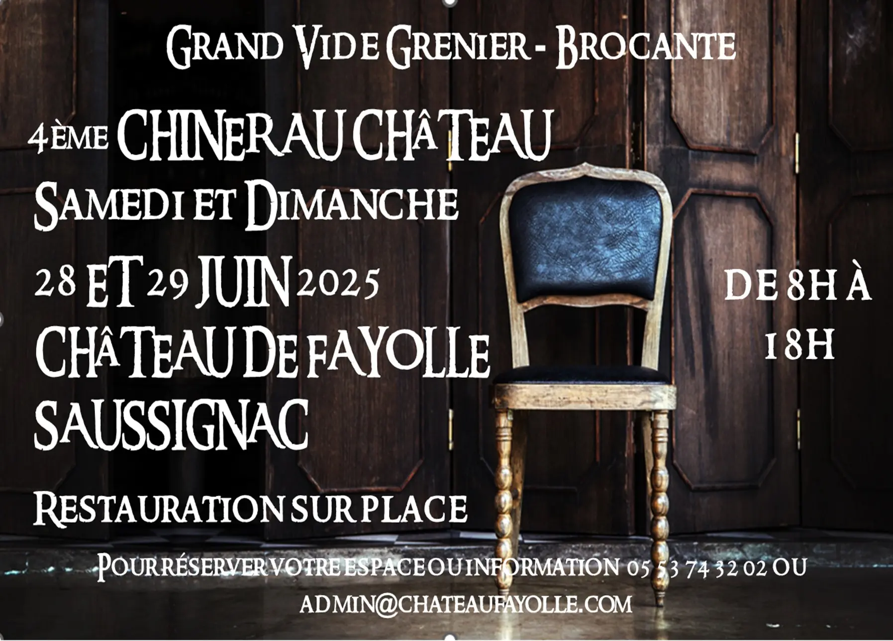 Brocante Flyer 2025 Printable A6