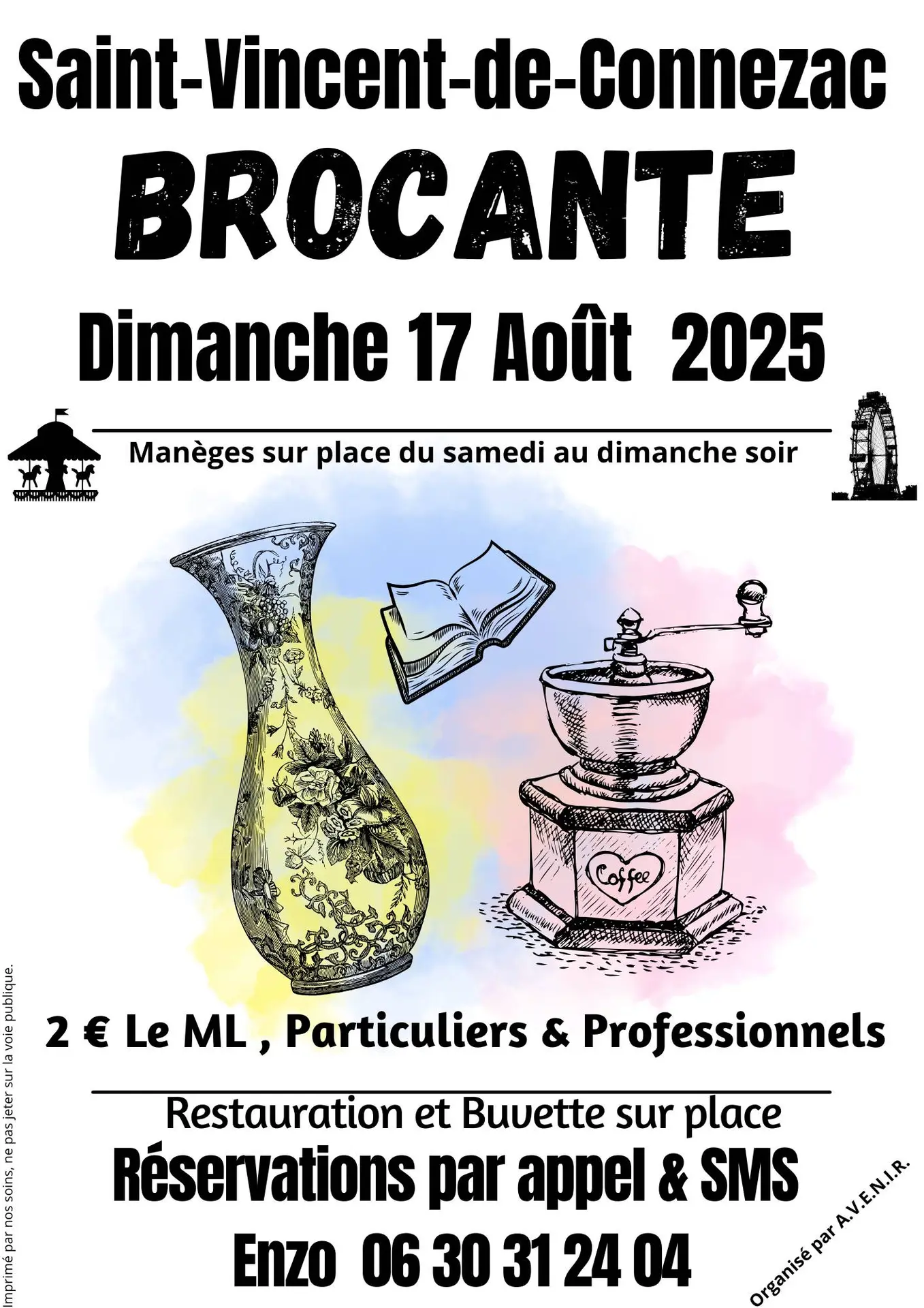 Brocante St Vincent de Connezac