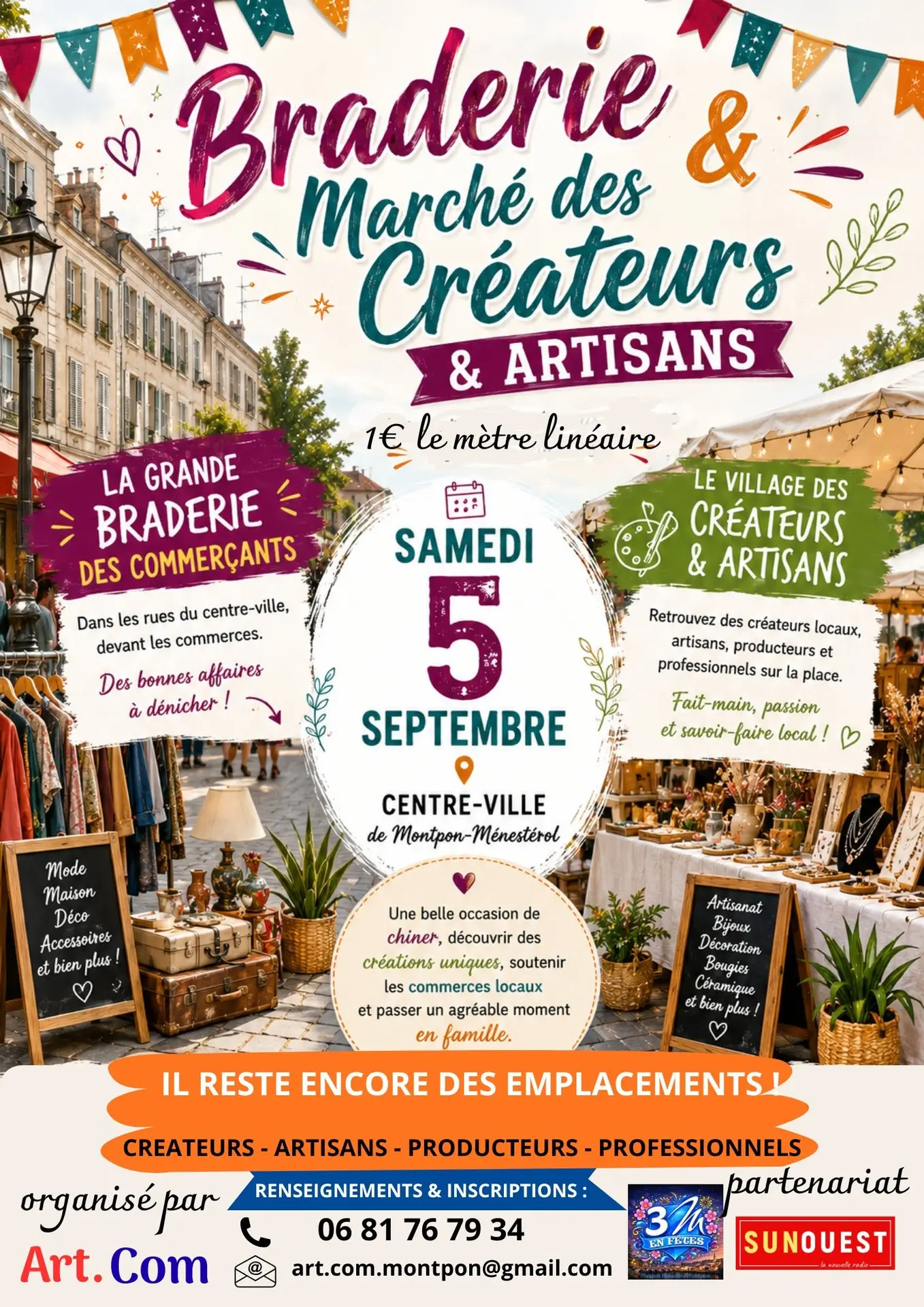 Braderie marché des créateurs