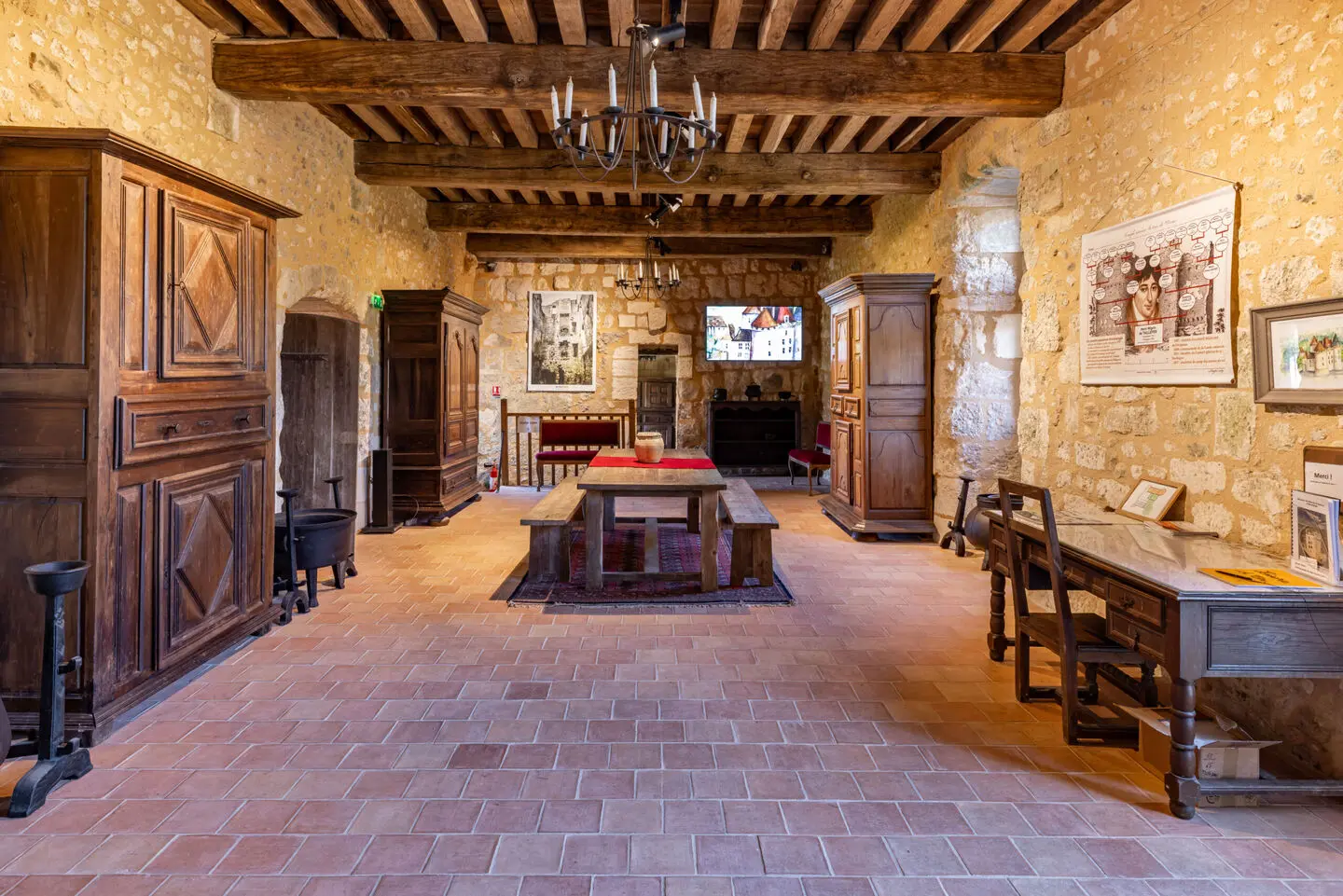 CDT 24 - Château Barrière - Villamblard - Entrée