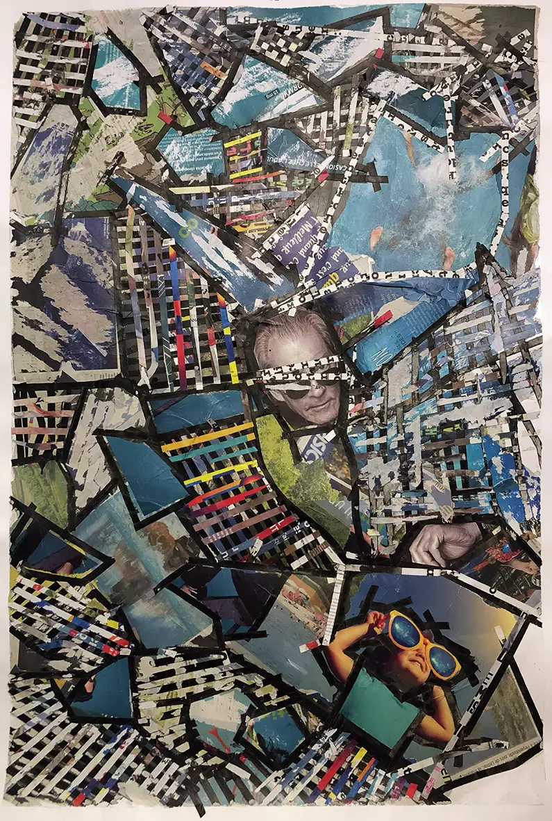 COLLAGE BLEU Ema Geval