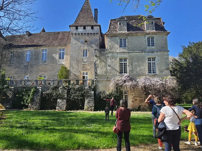 Château de la Marthonie arrière du Château