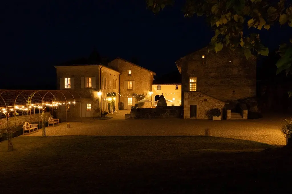 Château de Chanet de nuit