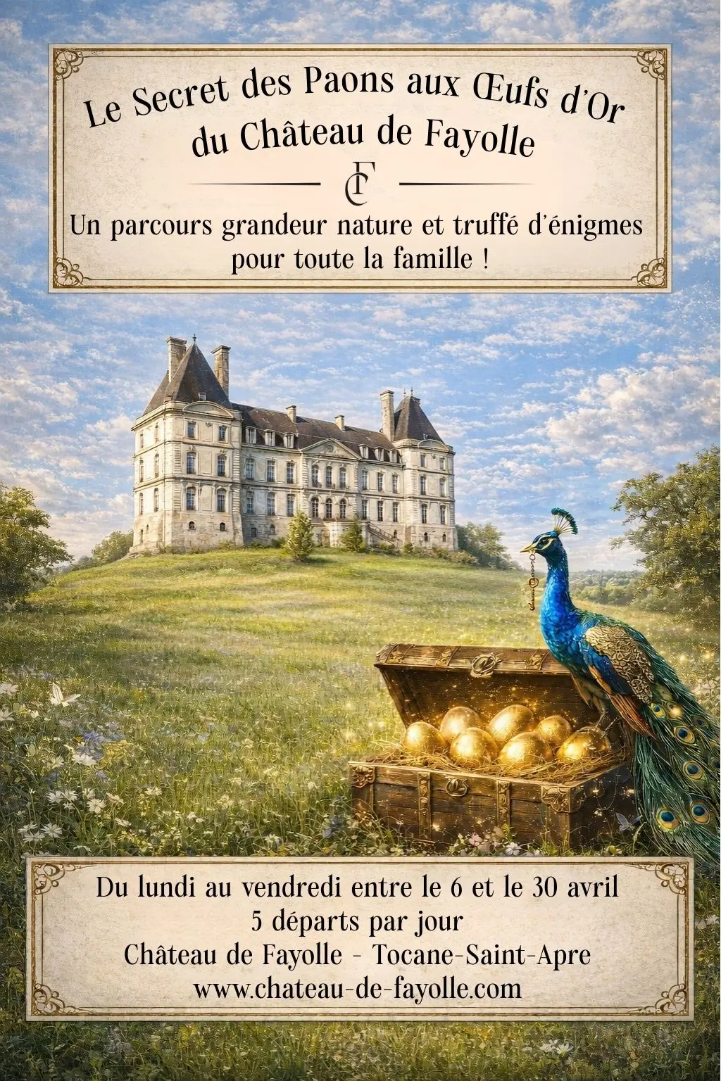La Grande Chasse aux œufs de Pâques du Château de Fayolle - 4