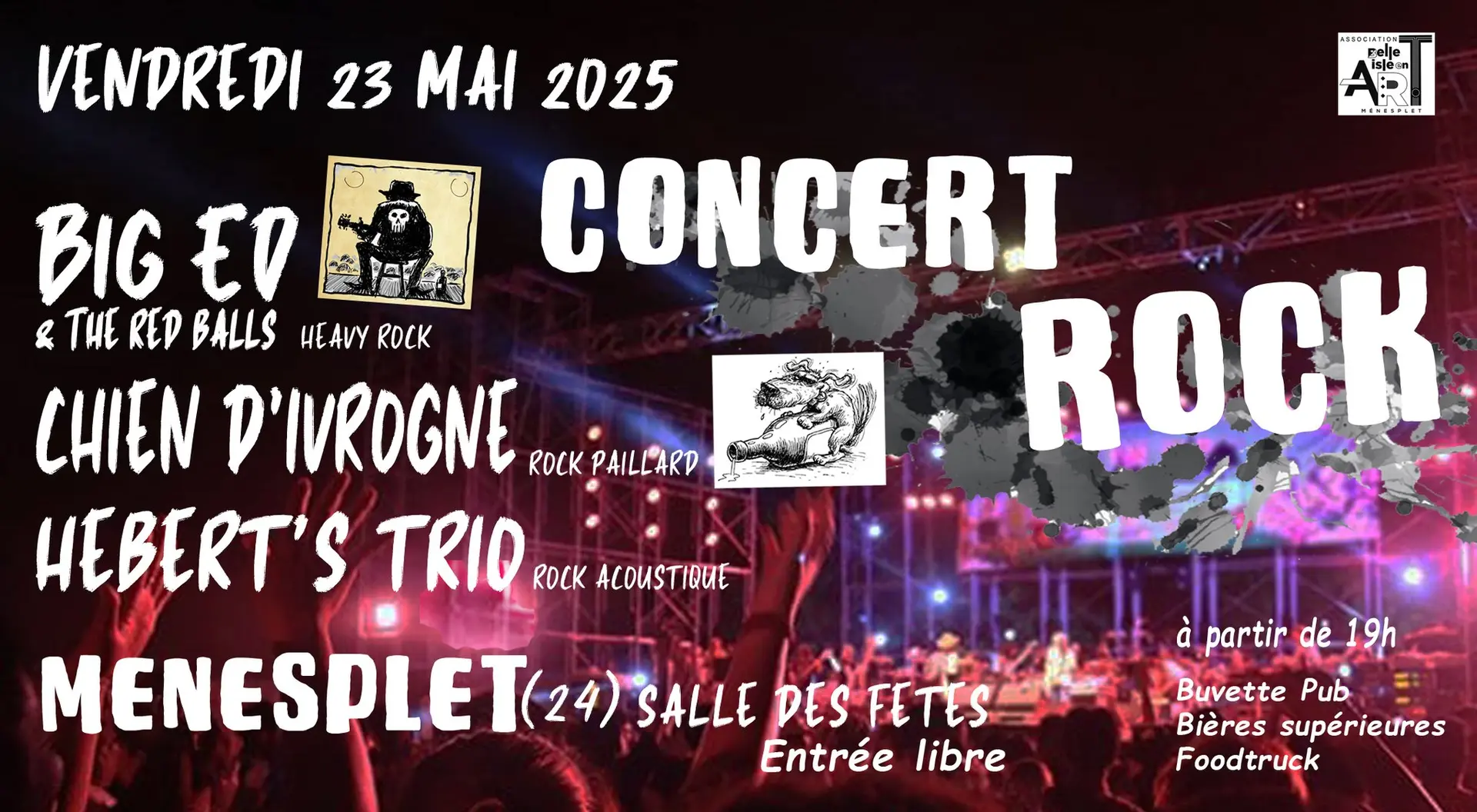 Concert Rock Ménesplet 23052025
