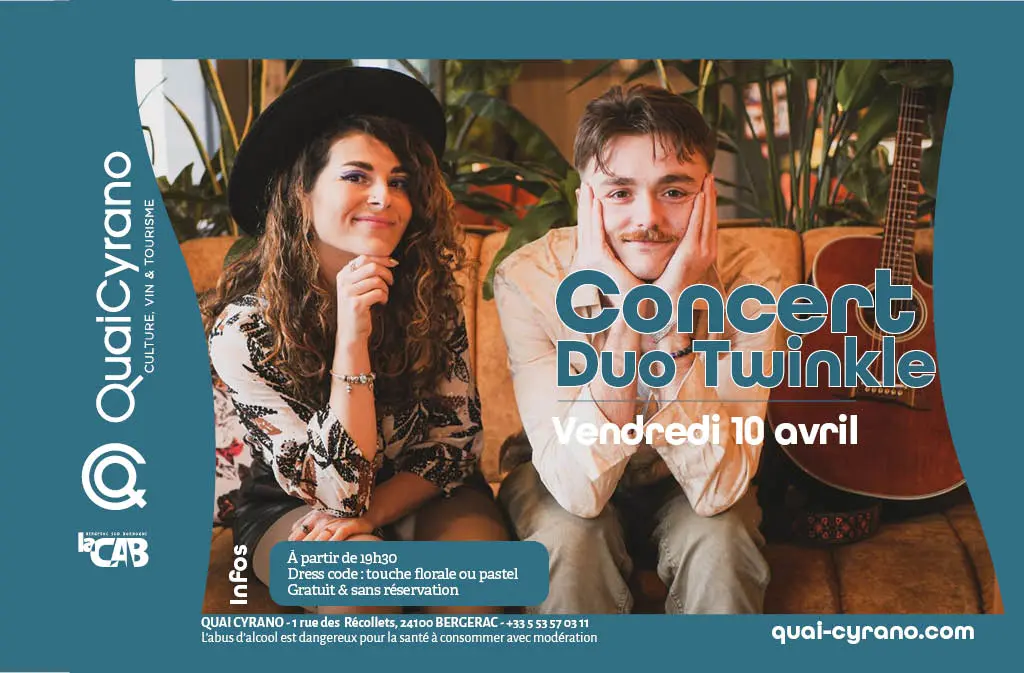 Concert Twinkle acoustique pop