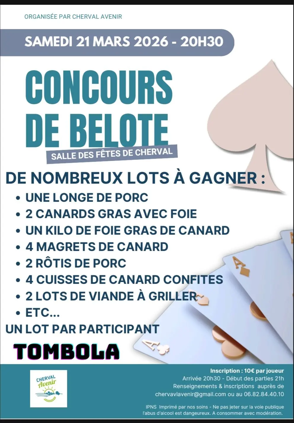 Concours de Belote 21 mars
