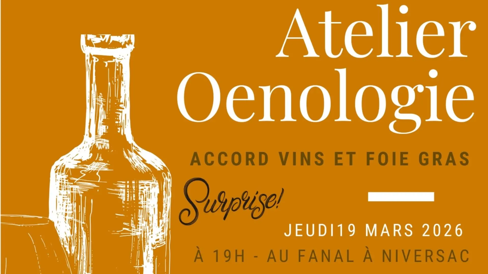 Atelier oenologie au Fanal