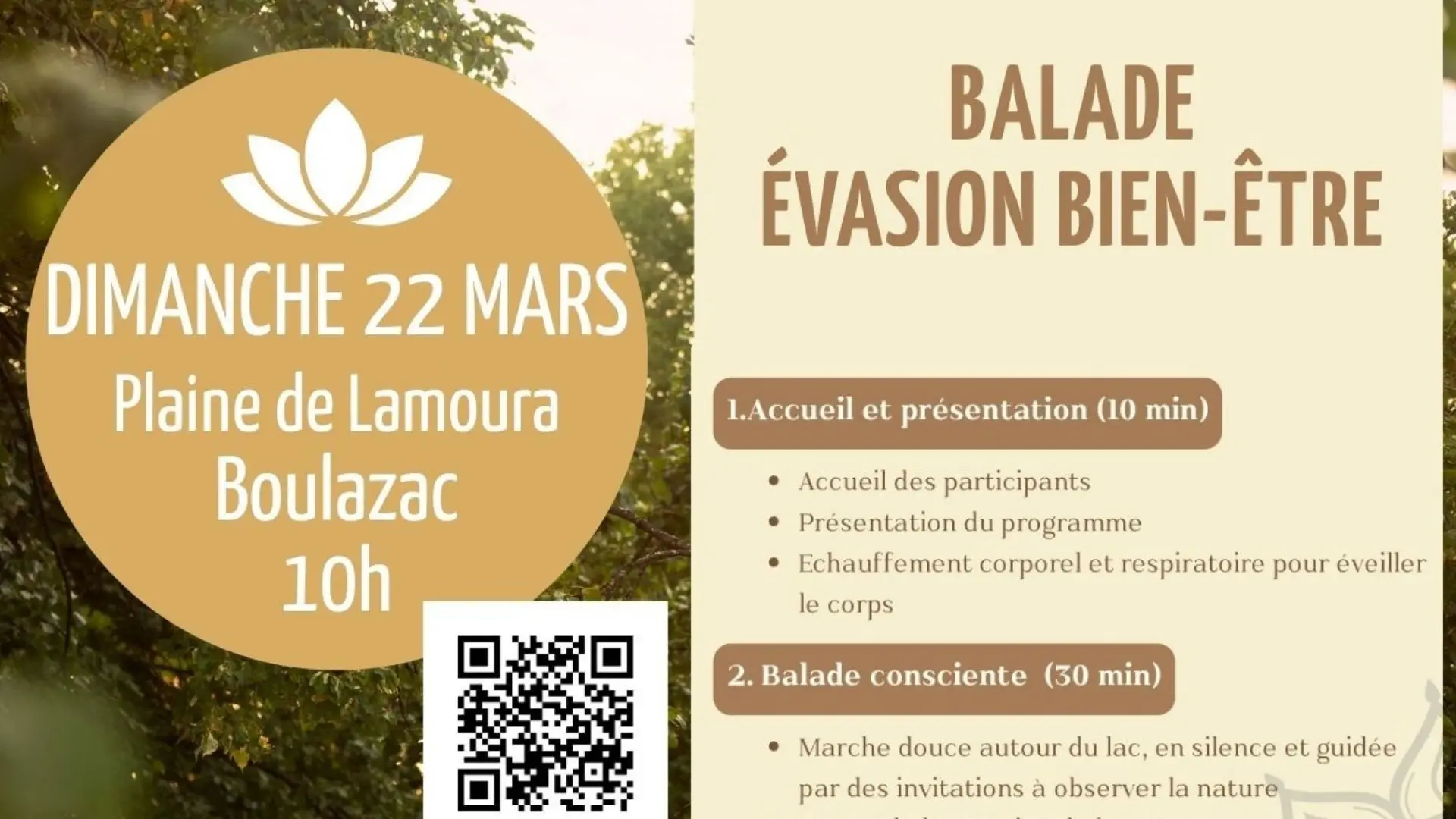 balade évasion bien-être à la plaine de Lamoura