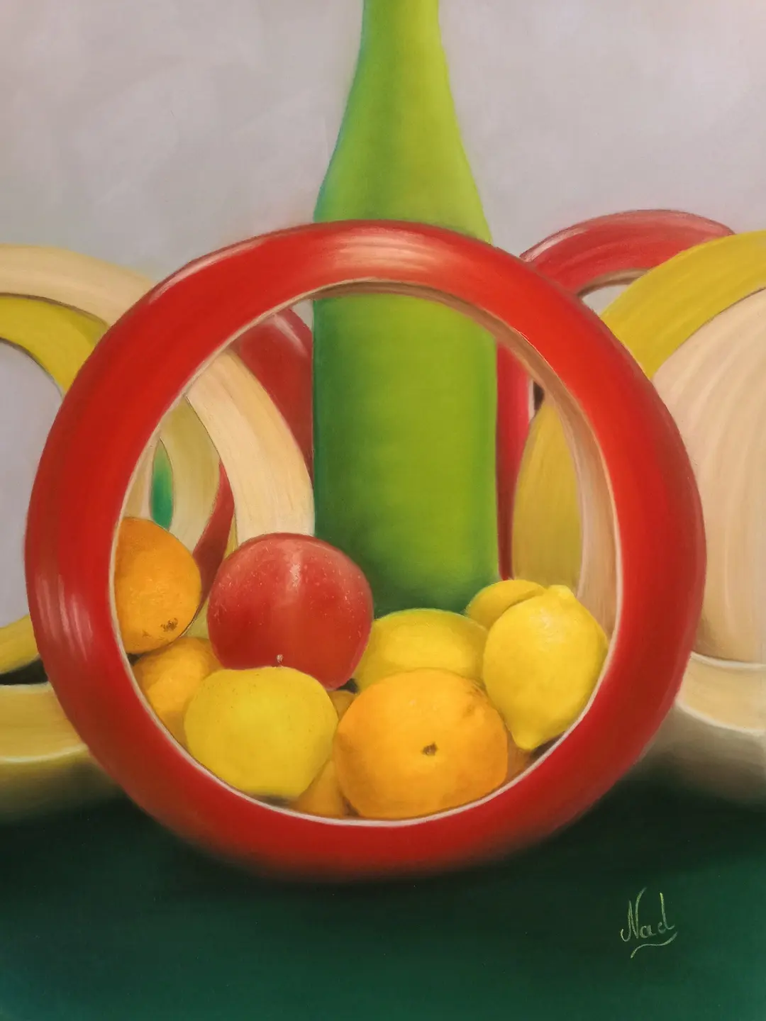Coupe de fruits 40x50