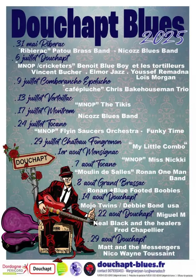 Douchapt Blues Juillet Août