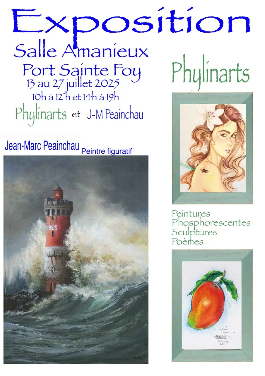 Exposition-Phylinarts-et-J-M-Peainchau- Juillet 2025