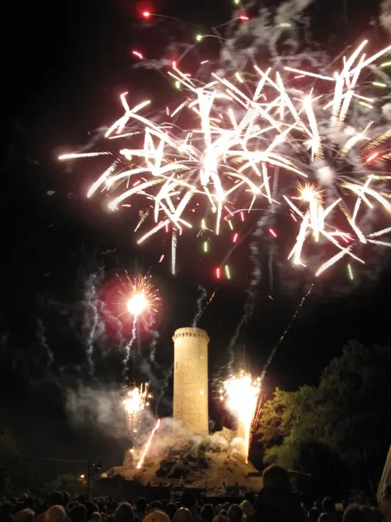 Feu d'artifice à la Tour