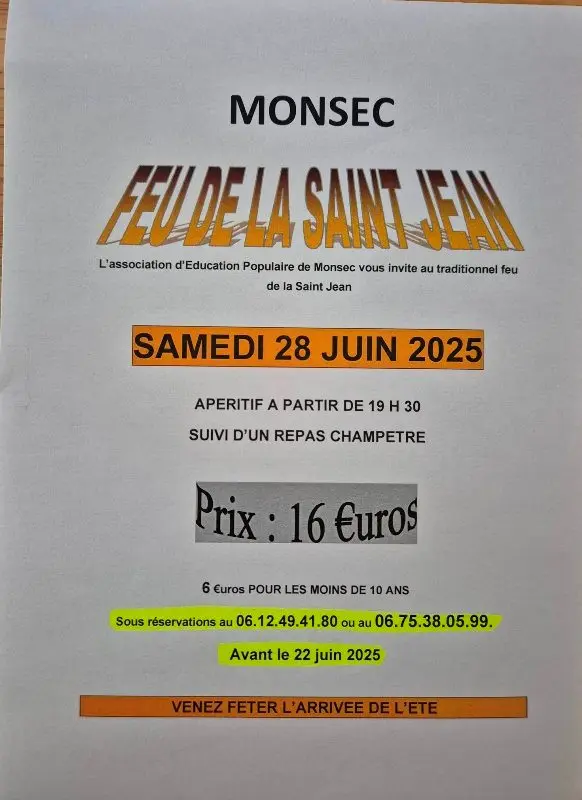 Feu de la St-Jean