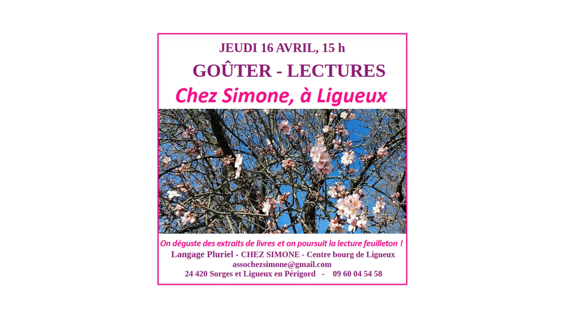 Goûter - Lectures