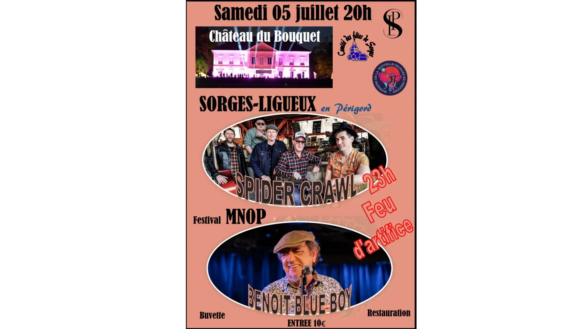 Concert MNOP Sorges et Ligueux en Périgord