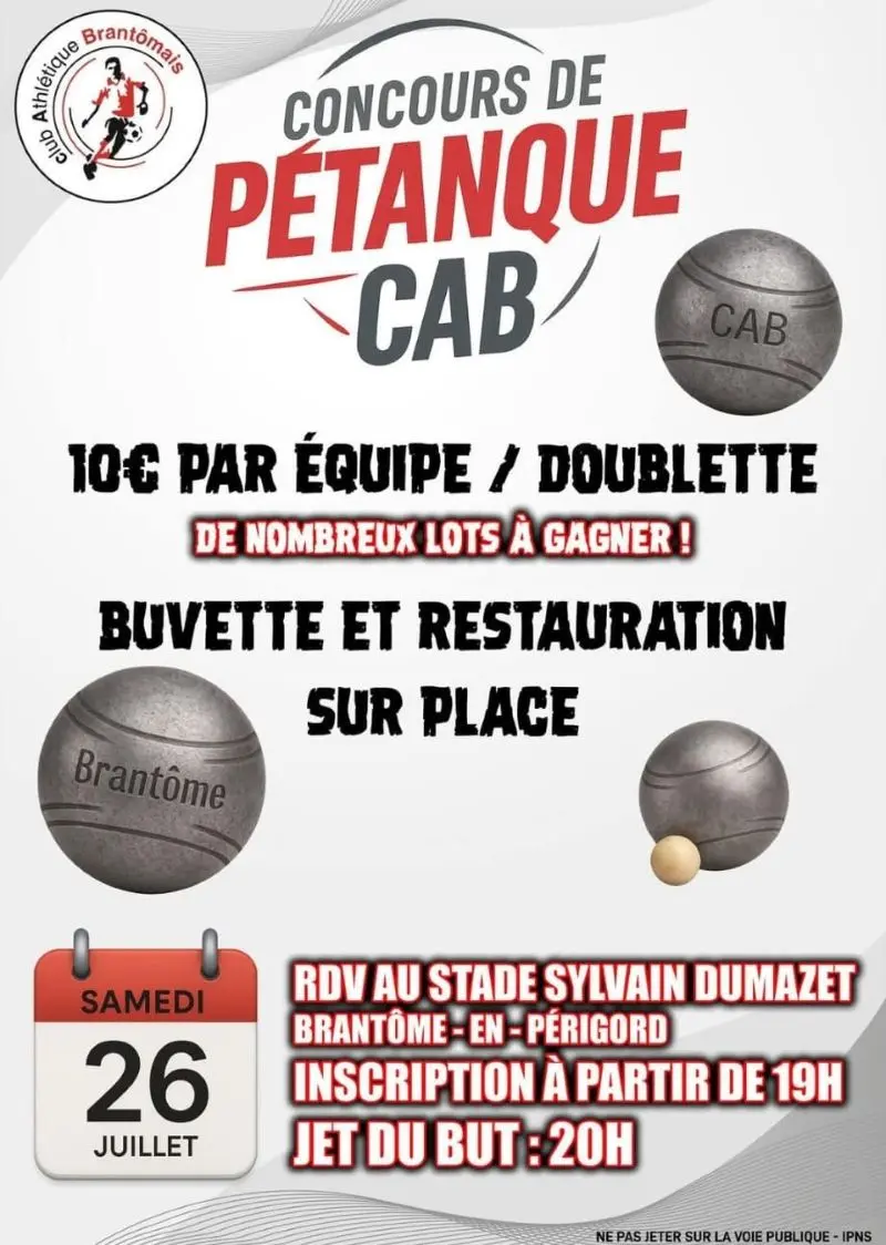concours pétanque 26/07/25