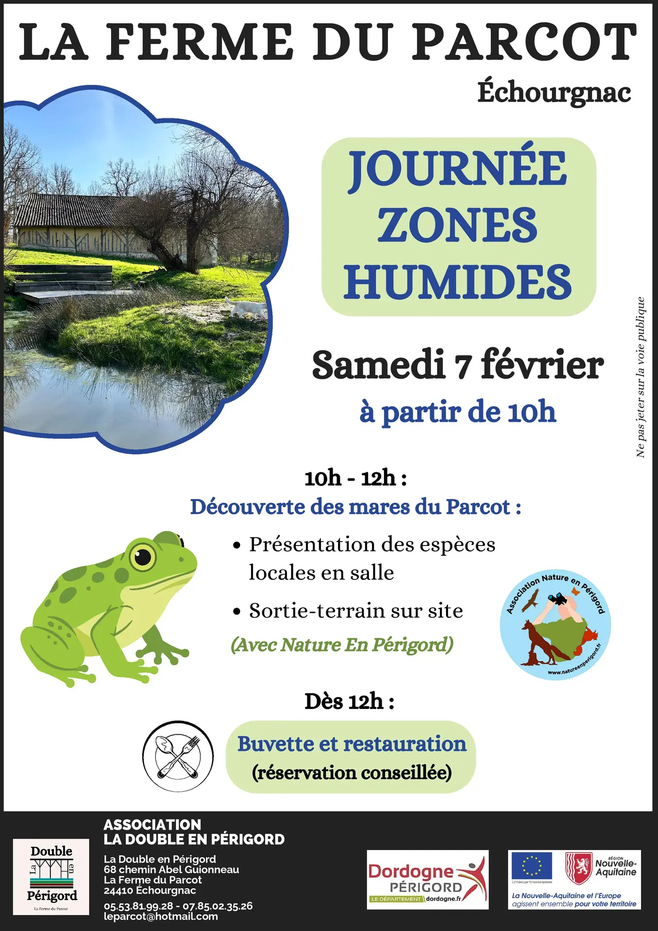 Journée -zones-humides-parcot-echourgnac-vallee-isle-perigord