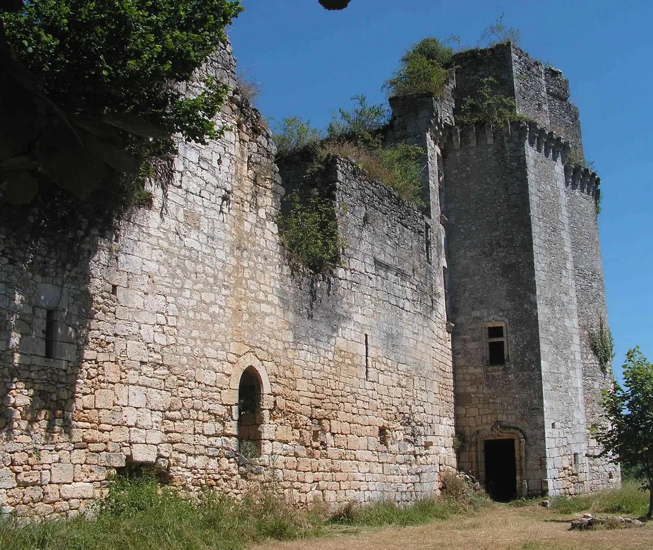 Le château du bas Bruzac