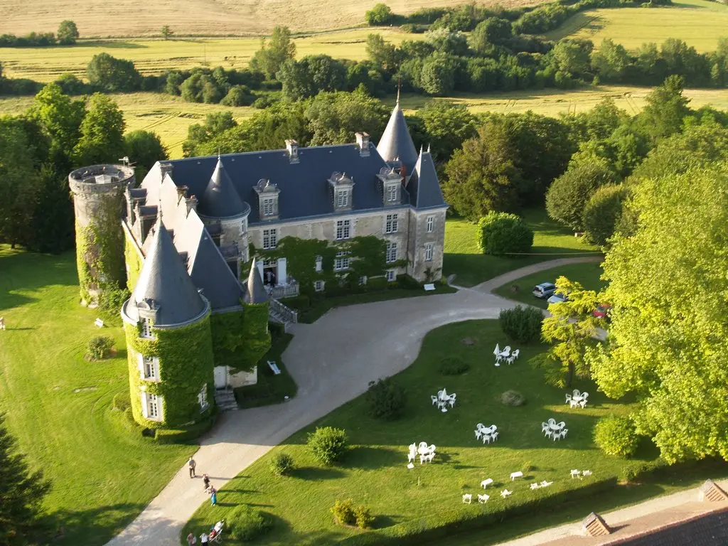 Château vue du ciel