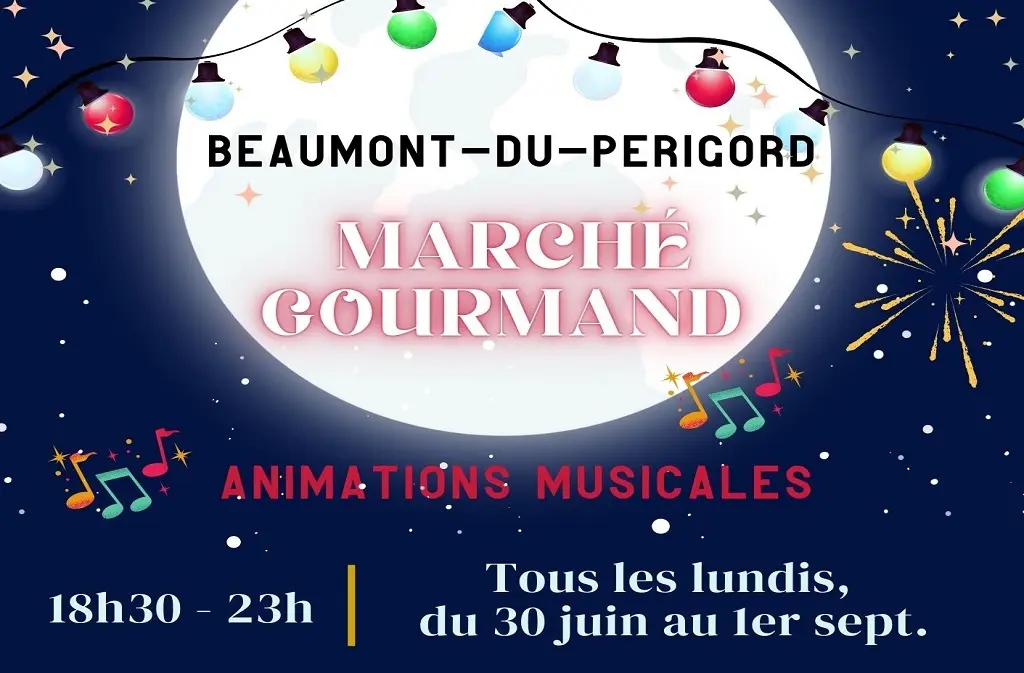Marché gourmand nocturne Beaumont