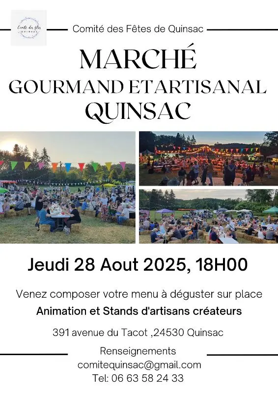 Marché gourmand Aout 2025