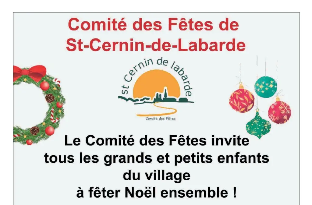 Marché de noël St Cernin de Labarde 21 dec 25